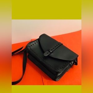 NEW Black studded Vegan Leather Purse